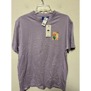 NWT Helas RSQ T-Shirt Tropical Vacation Tee Lilac Mens Size Medium